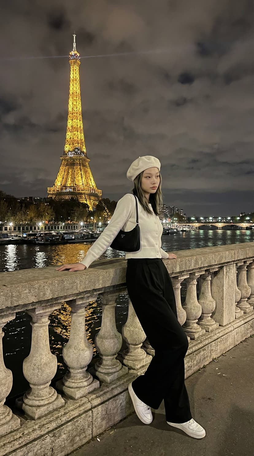 AI generated Paris scene